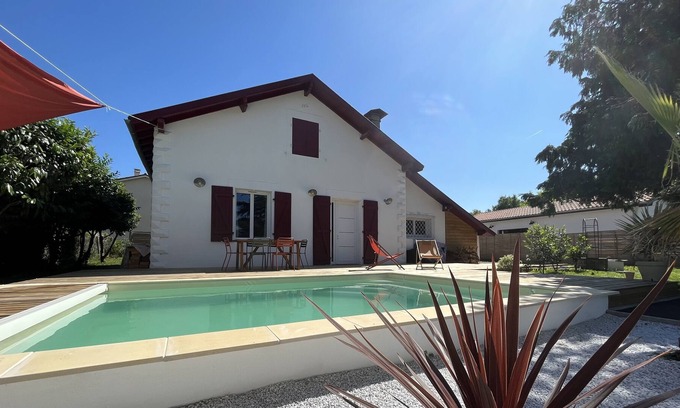 Benesse-Maremne Villa | Bohemian villa with pool