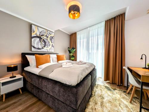 Andreasvorstadt Appartement | BohnApartments - Nordkap-SUITEN - gratis Parkplatz - moderner Neubau - Erdgeschoss - Fußbodenheizung