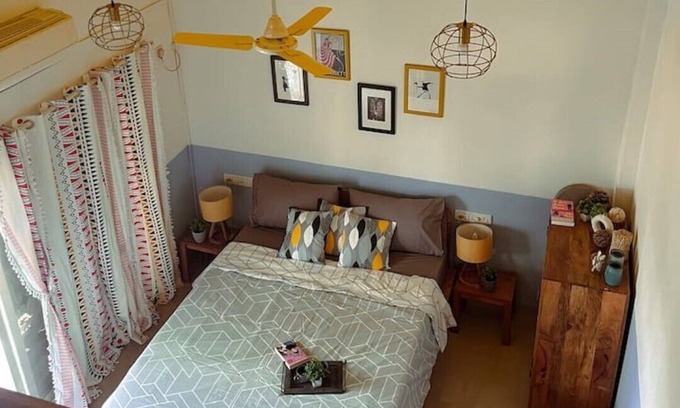 Siolim Appartement | Boho chic art retreat with charming attic in Siolim
