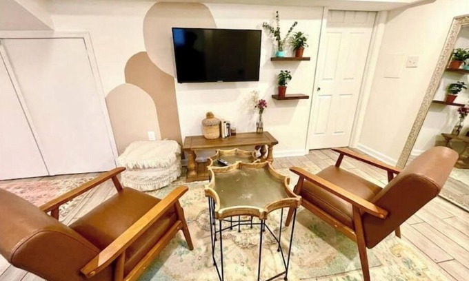 Deanwood Appartement | Boho-Chic Deanwood Guest Suite