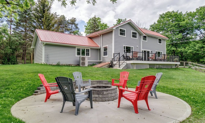 Himrod Maison | Boondock Retreat on Seneca Lake wine trail. Pet friendly with EV charger