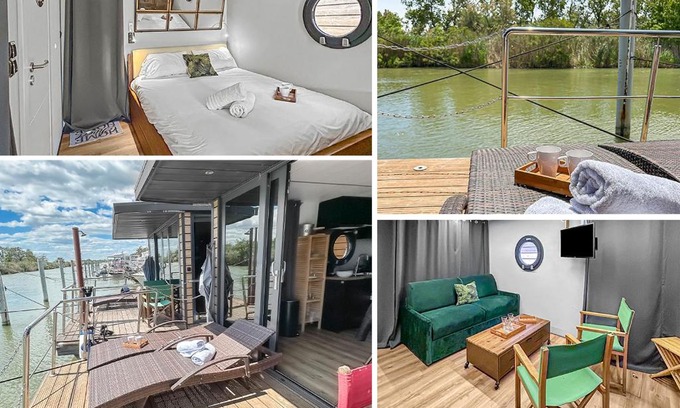 Gallician Location De Bateaux | Bord du Canal du Rhône à Sète sur "César"