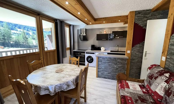 Val Cenis Appartement | BOU142 Agréable appartement au pied des pistes avec grande terrasse