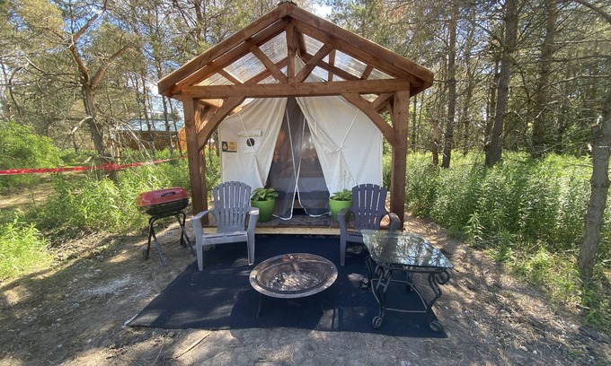 Hepworth Maison | Brand Glamping Tent, Hepworth, 3 Wooded Acres