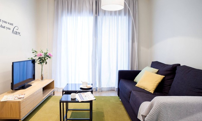Hostafrancs Appartement | Appartement neuf avec deux chambres et un balcon