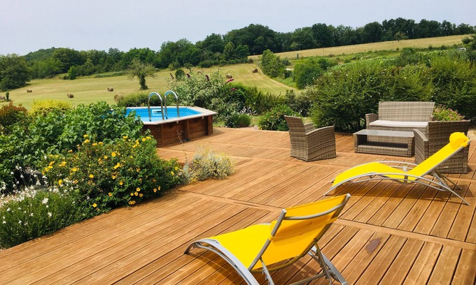 Mayac Maison | Maison neuve tout confort à la campagne avec piscine privative