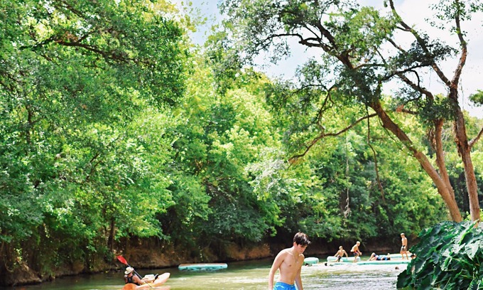 Sutherland Springs Cabine | Brand new waterfront Cabin with many amenities: Pool, hot tub & kayaking. - RC8
