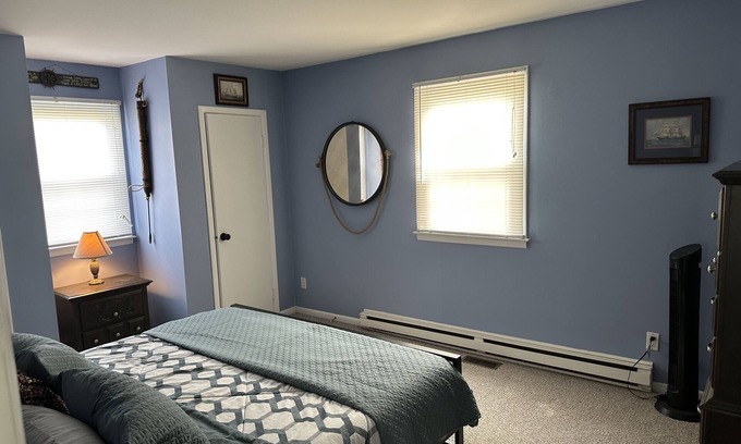 Southend Copropriété | Brigantine 2BR 1.5BA Bottom Floor Condo with Tesla/EV Charger
