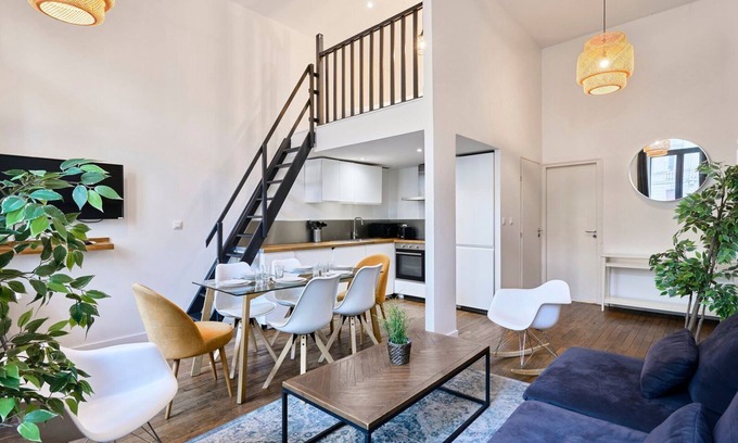 Wazemmes Appartement | Appartement lumineux 3 chambres mezzanine 2sdb.