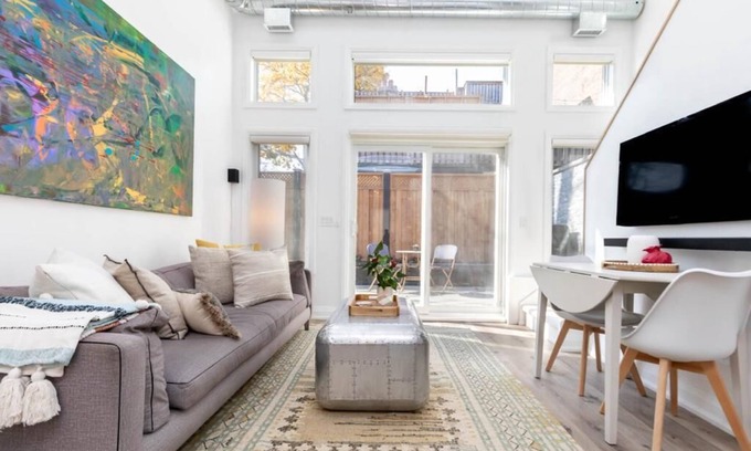 Leslieville Maison | Bright and Cheerful boho designed laneway home