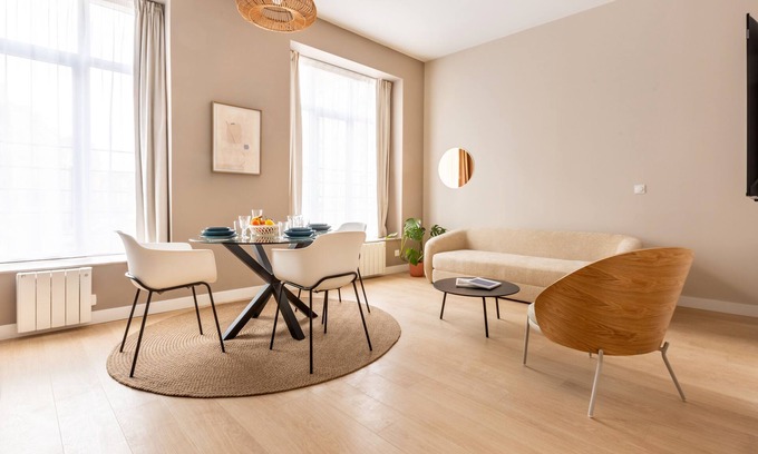 Lille Centre Ville Appartement | Appartement tout équipé, lumineux et spacieux
