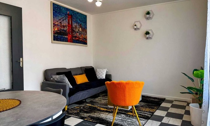 Chateauroux Appartement | Bright and welcoming fully-equipped T3 apartment