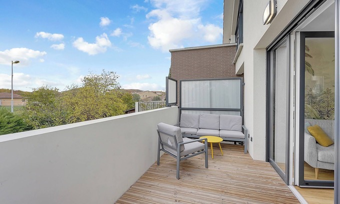 Trois Cocus - Borderouge - Croix-Daurade - Paleficat Appartement | Bright apartment with parking and wifi