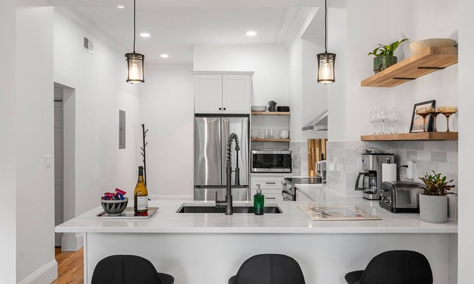 Roxbury Copropriété | Bright Brownstone w Terrace+View