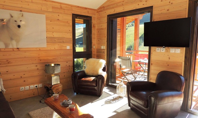 Les Gets Appartement | Appartement T3 duplex lumineux avec garage et WIFI aux Gets