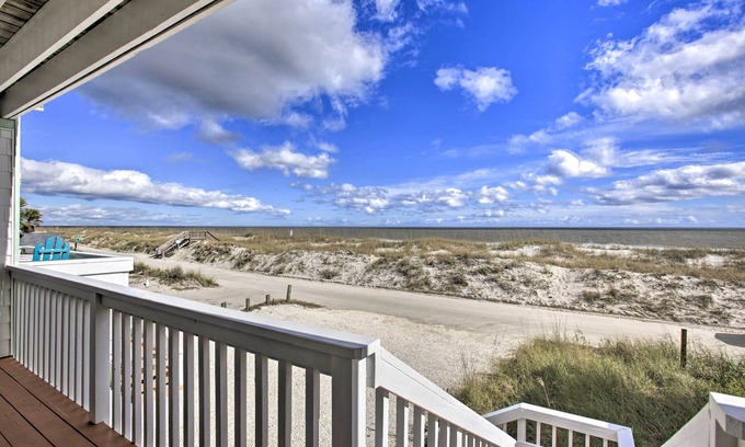 Fernandina Beach Maison | NOUVEAU! Fernandina Beach Townhome - Promenade à l'océan!