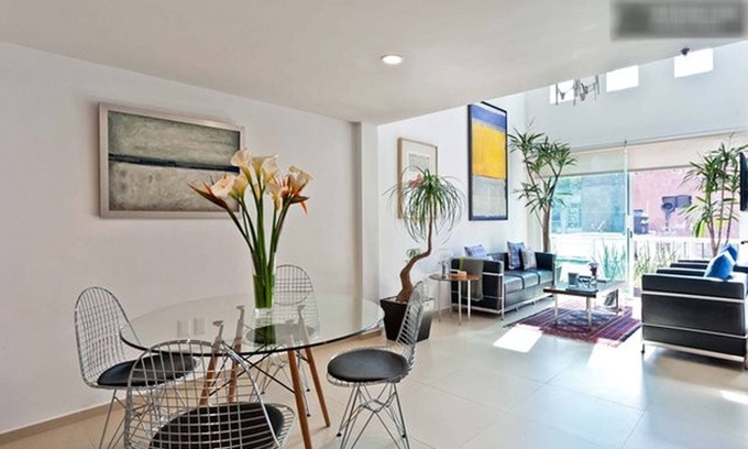 Zona Rosa Appartement | PENTHOUSE LUMINEUX ET MODERNE À DEUX NIVEAUX AU COEUR DE LA VILLE DE MEXIQUE!