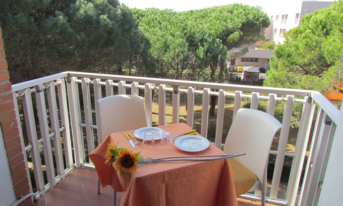 Bibione Lido del Sole Appartement | Appartement lumineux en front de mer avec balcon