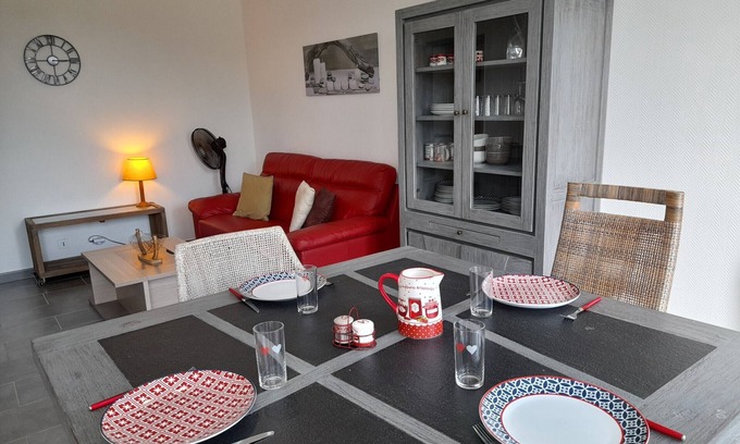 La Roche-Posay Appartement | T2 lumineux avec Wi-Fi au centre de La Roche-Posay