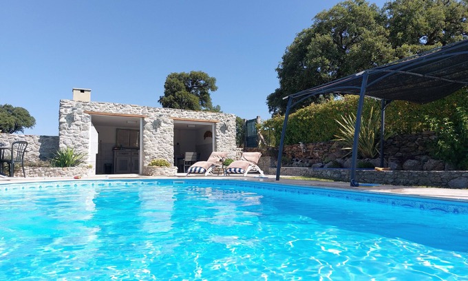 Oletta Villa | -Villa lumineuse,piscine,clim, proche St-Florent- 6 couchages