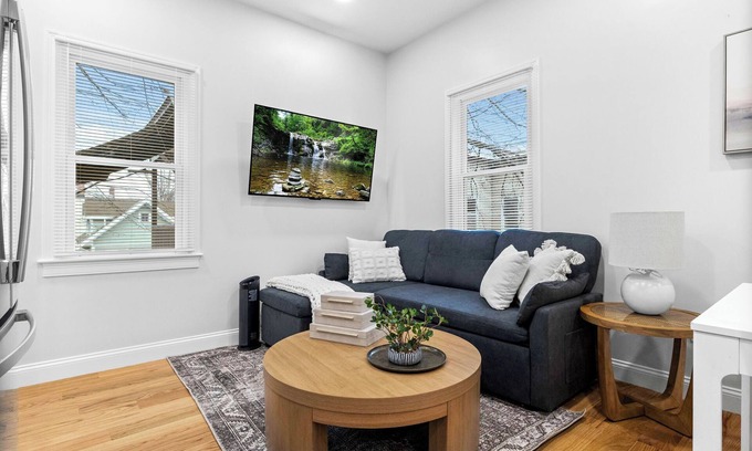 Griggs Park Appartement | Brookline Lux | Rooftop Fenway T BU BC Simmons