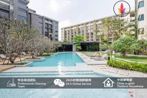 Prawet Appartement | BTS S5 Surasak 900 meters near the Mekong River Pier Free Swimming Pool in Ferris Wheel Night Market Chinese Reception Bangkok Center