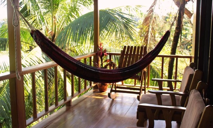 Drake Bay Maison | Bungalow Casa Bosque, avec balcon et vue mer