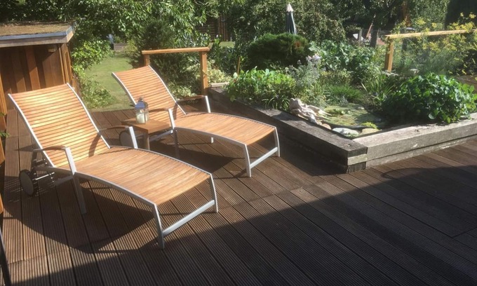 Ostorf Appartement | Bungalow im Schloßgarten - Bungalow Gartenblick