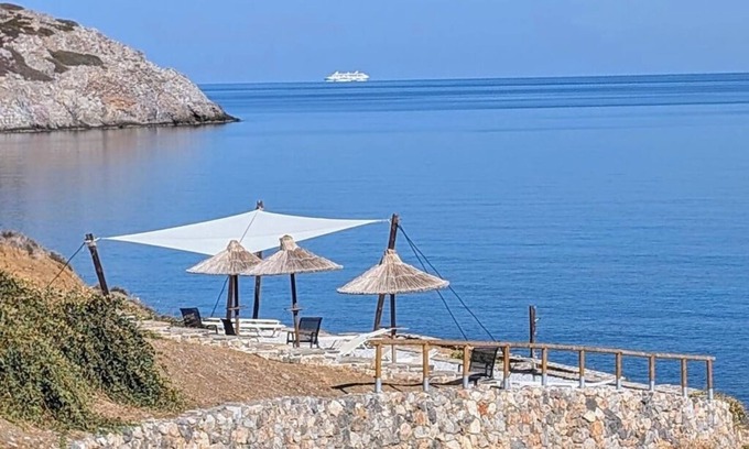 Mochlos Maison | Location privée front de mer Musuri avec son propre accès privé à la mer