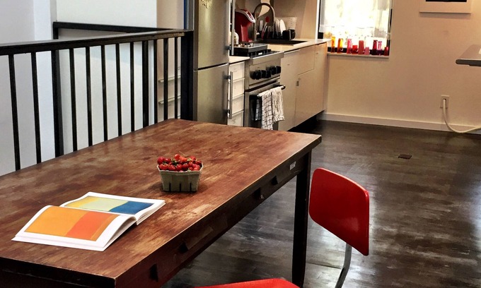 Bushwick Appartement | DESIGN + CUISINE + COULEUR + MODERNE + LUMIÈRE ... CRÉER ICI !!