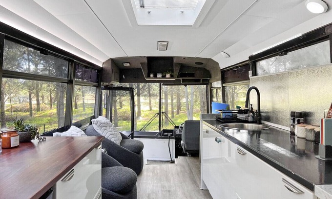 Little River Maison | Bussie McBusFace, converted bus in Little River