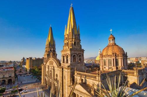 San Juan de Dios Appartement | Céntrico y estiloso apartamento con Alberca, AC, Seguridad, Aparcamiento y Gym