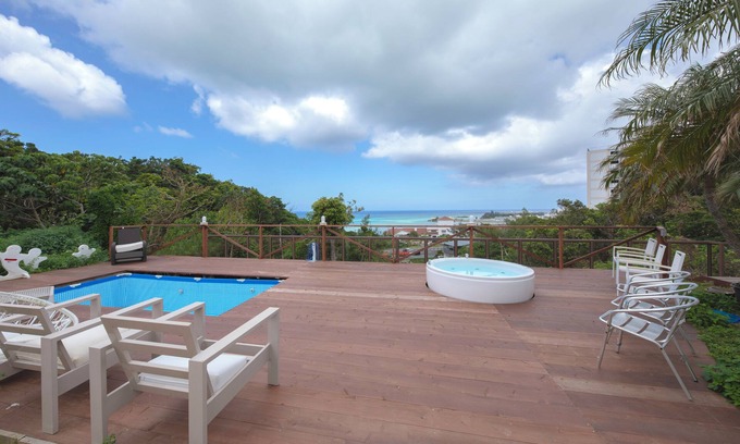 Nakadomari Maison | C 380㎡ Vue sur la mer au sommet de Onna Quiet 4BR 3bath