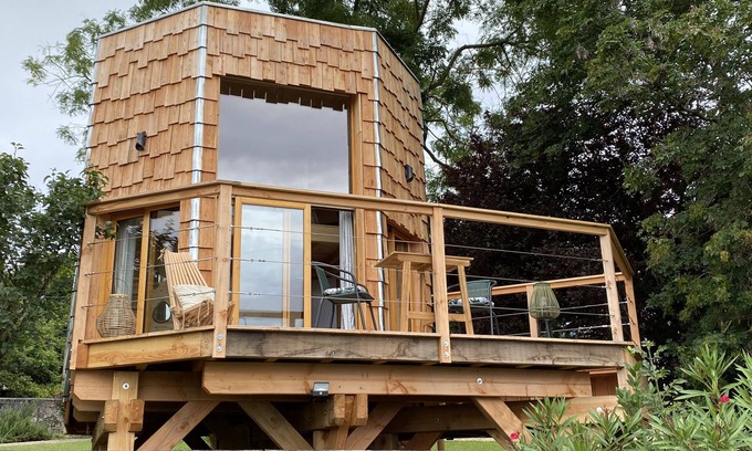 Bourg-sur-Gironde Cabine | C. Cabane, Hébergement insolite au bord de la Gironde