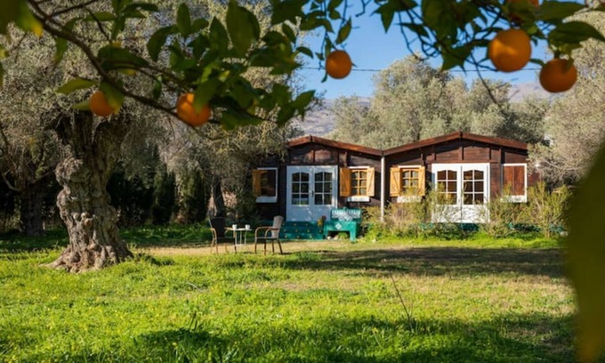 Agustinos Cabine | Cabane au ferme ecologique, 1 chambre double + AC