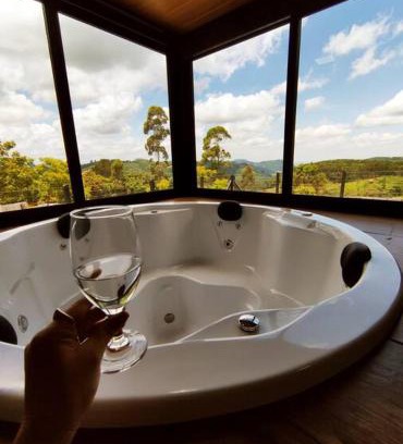 Capitao Maison | Cabana com hidro e natureza!