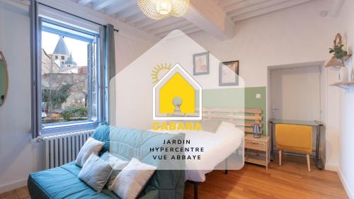 Cluny Appartement | Cabana & La Place de l'Abbaye - Centre-Ville, Jardin