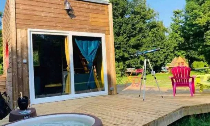 Bar-sur-Aube Cabine | Cabane 2 étoiles - Piscine - eecec0