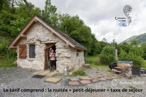 Castet Lit Et Petit-Déjeuner | Cabanots - Ecolodges en Vallée d'Ossau à 900m d'altitude