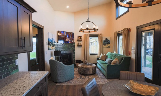 Timberline Appartement | Cabin 1 One Bed Modern Luxury w Hot Tub
