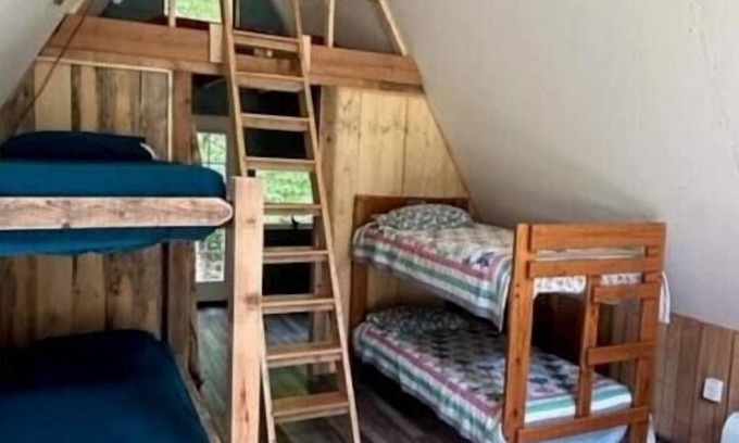 Northern Cabine | Cabin #3 Francis - Custom built A-Frame Bunkhouse - pet and kid friendly