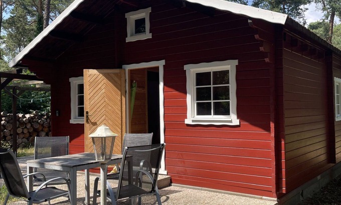 Mellensee Cabine | Cabine 'Ferienhaus Am Mellensee 2' avec terrasse privée et jardin privé
