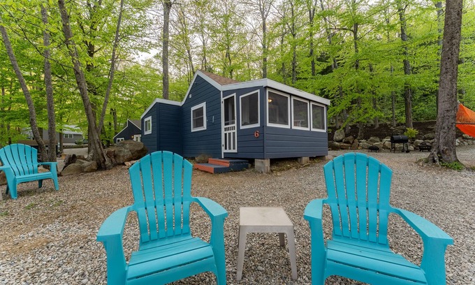 Alton Bay Cabine | Cabin with lake views & lake access Now featuring AC Wi-FI and TV sleeps 5