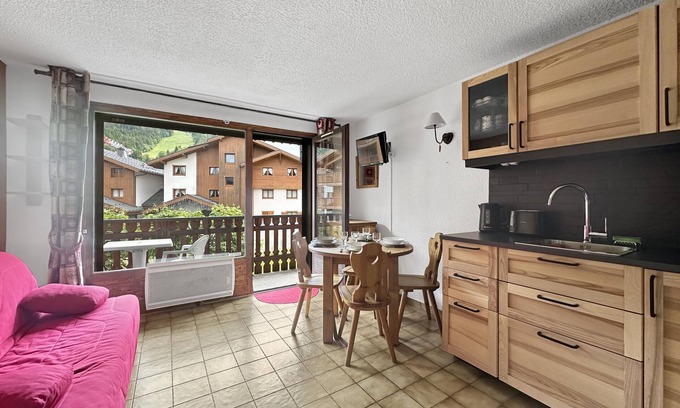 Les Carroz-d'Araches Appartement | CAL02 - Studio 4 Pers centre des Carroz