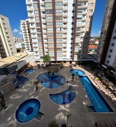Assis Appartement | Caldas Novas - Condominio Casa da Madeira - ate 5 pessoas - PERMITIDO descer com bebida para o parque - Centro