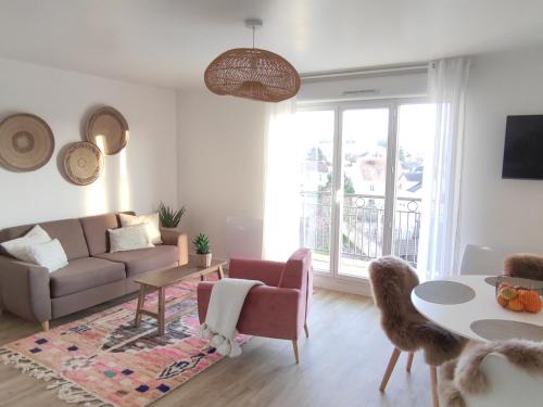 Poissy Appartement | Calme et verdure à Poissy 50 m2 parking terrasse