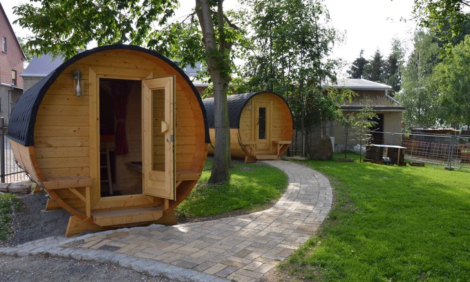 Krostitz Location De VR | Camping Barrel Bunge 1 with Shared Garden and Wi-Fi