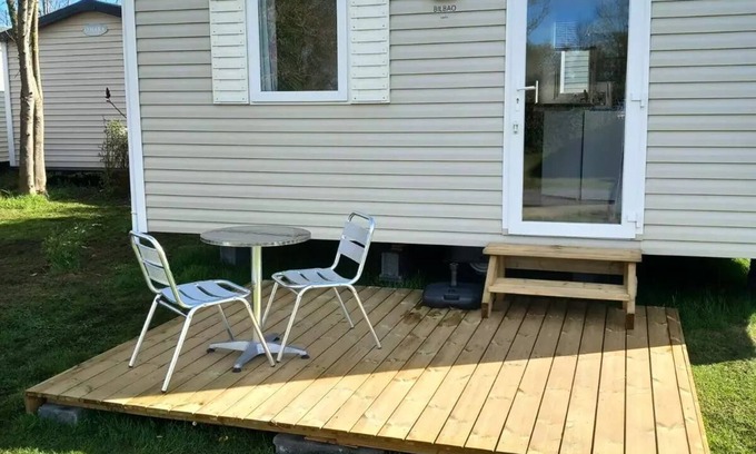 Routhiauville Maison | Mobil-Home Privilège 1 ch. - Terrasse non couverte - 21 m2 2 personnes