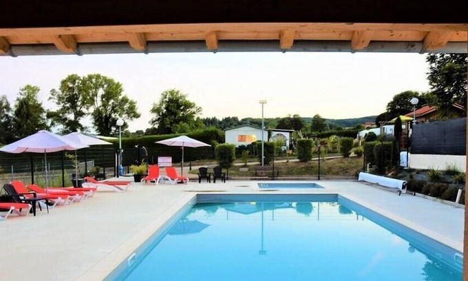 Saint-Bonnet-le-Chateau Maison | Camping De La Belle Etoile *** - Mobil home Cottage Comfort 3 rooms 3 people