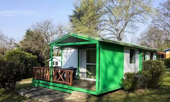 Saint-Gaultier Chalet De Ski | Camping L'Oasis du Berry **** - Prestige Chalet 3 rooms 5 people